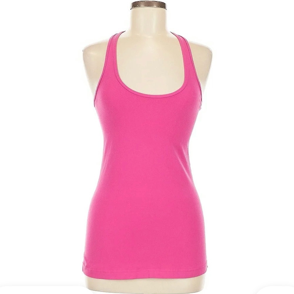Lululemon Athletica Pink Fitted Sleeveless Tank